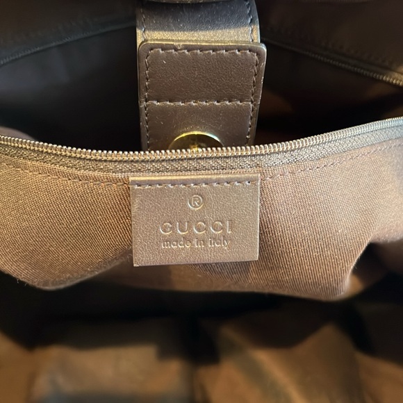 🤎NWOT GUCCI Authentic Original Canvas Sukey Beautiful Tote Handbag 👜💎 - Picture 4 of 16